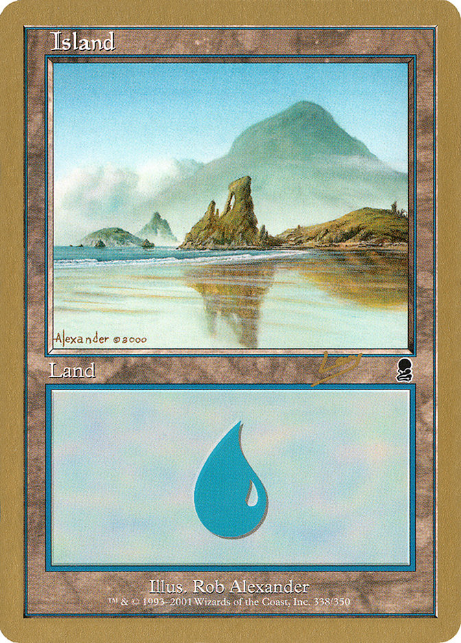 Island (rl338) (Raphael Levy) [World Championship Decks 2002] | Gamer Loot