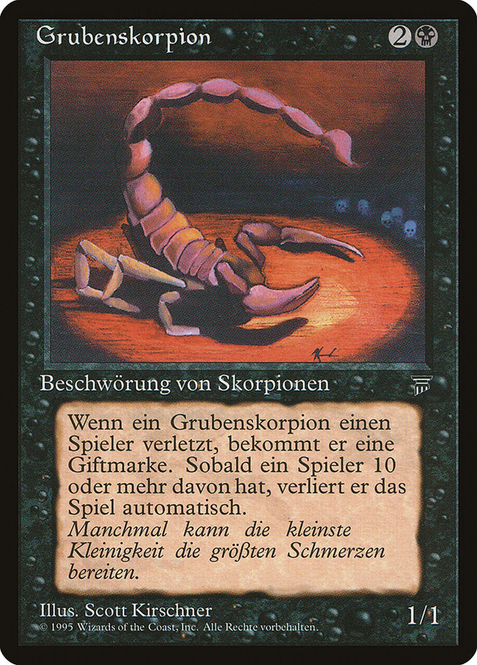 Pit Scorpion (German) - "Grubenskorpion" [Renaissance] | Gamer Loot