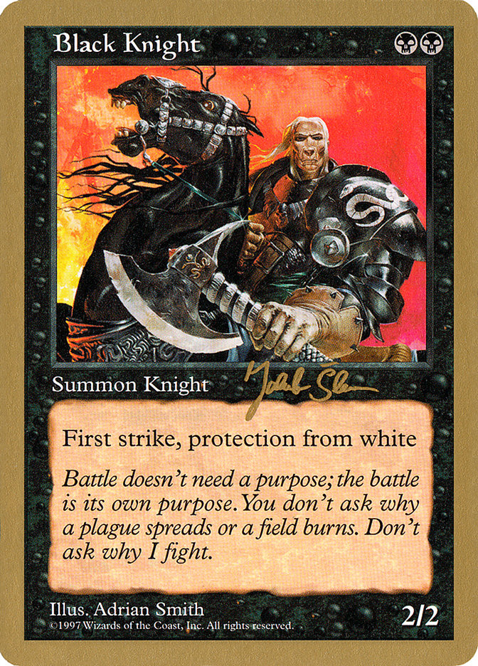 Black Knight (Jakub Slemr) [World Championship Decks 1997] | Gamer Loot