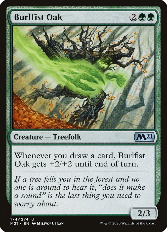 Burlfist Oak [Core Set 2021] | Gamer Loot