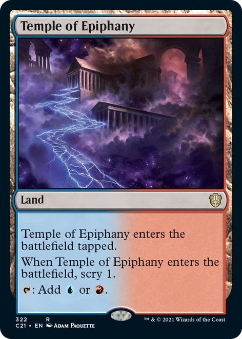 Temple of Epiphany [Commander 2021] | Gamer Loot