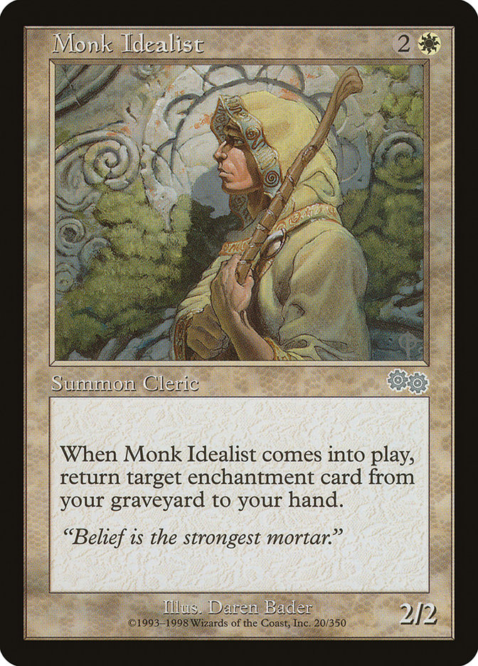 Monk Idealist [Urza's Saga] | Gamer Loot