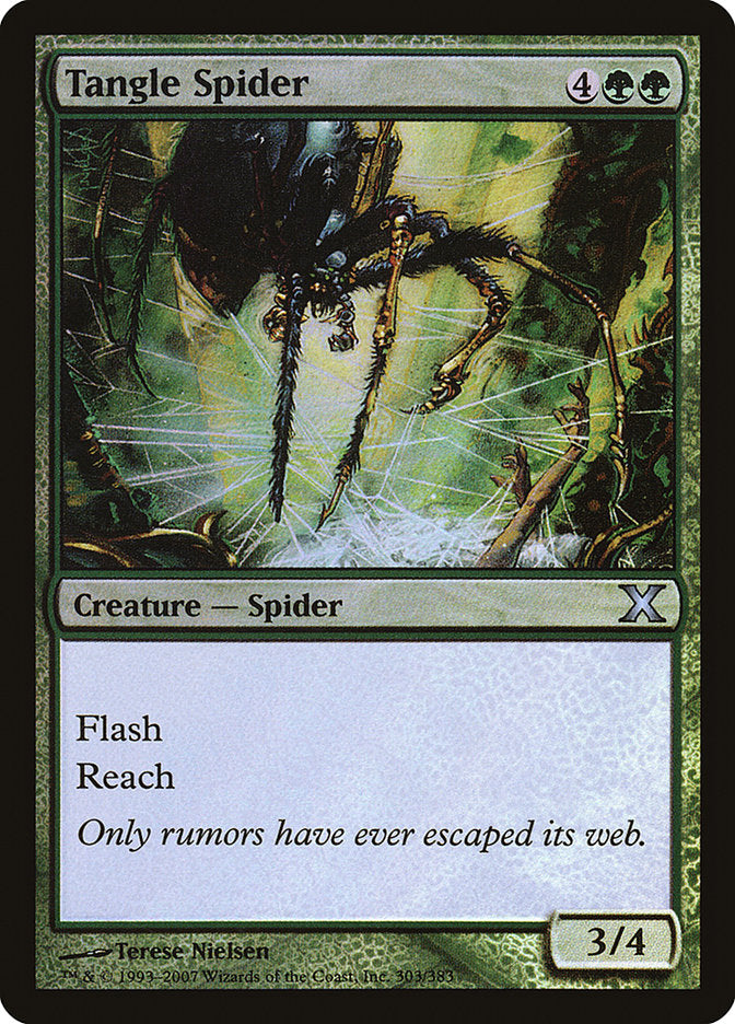 Tangle Spider (Premium Foil) [Tenth Edition] | Gamer Loot