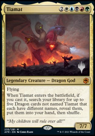 Tiamat (Promo Pack) [Dungeons & Dragons: Adventures in the Forgotten Realms Promos] | Gamer Loot