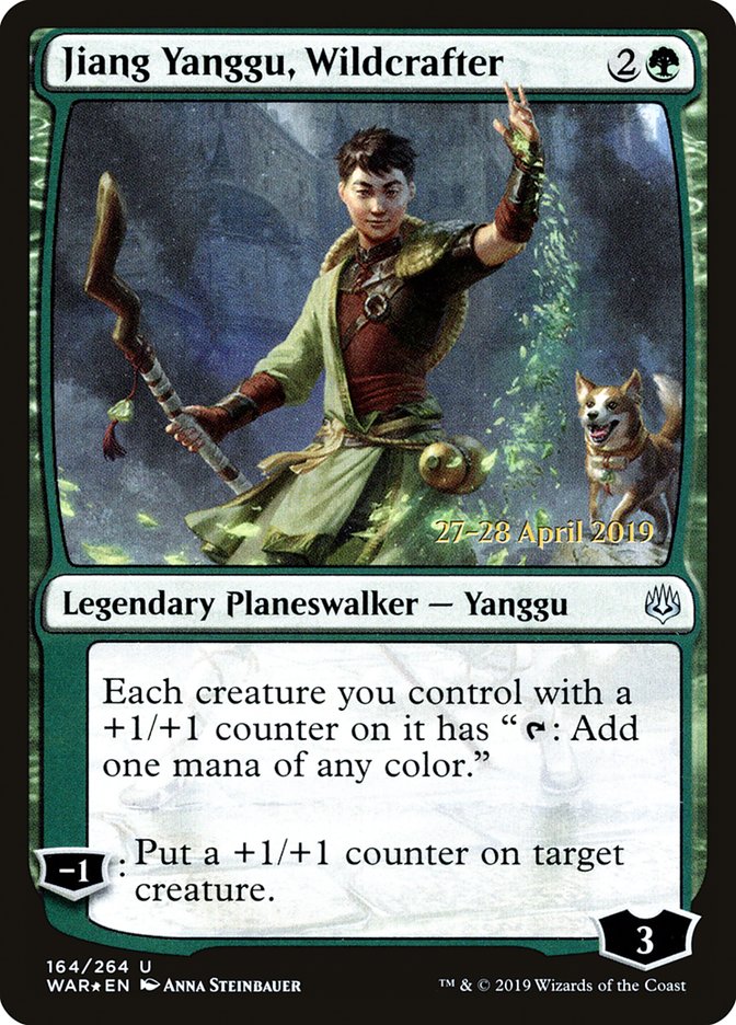 Jiang Yanggu, Wildcrafter  [War of the Spark Prerelease Promos] | Gamer Loot
