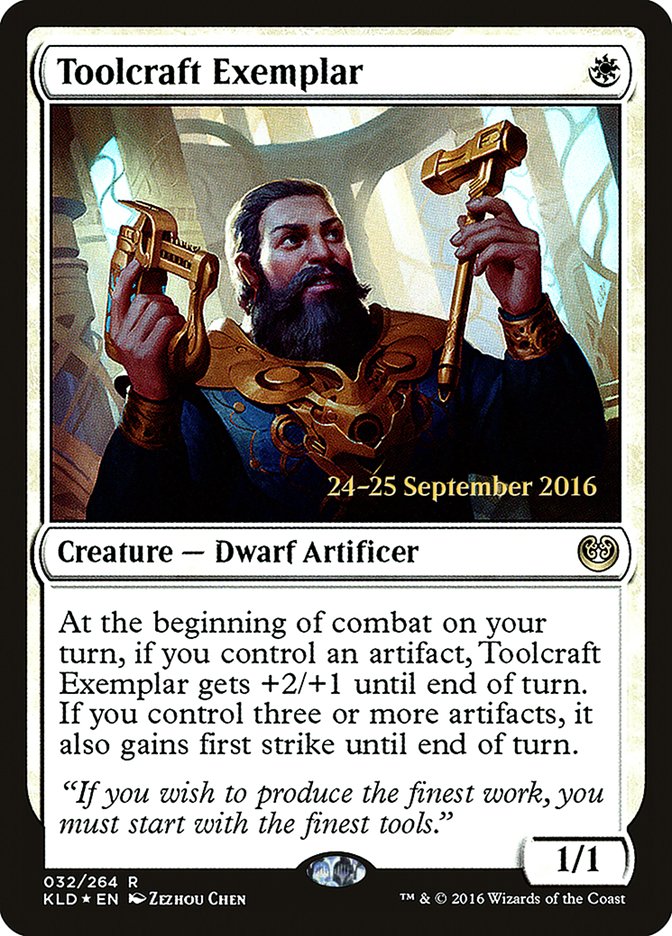 Toolcraft Exemplar  [Kaladesh Prerelease Promos] | Gamer Loot