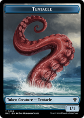 Tentacle // Koma's Coil Double-Sided Token [Murders at Karlov Manor Commander Tokens] | Gamer Loot