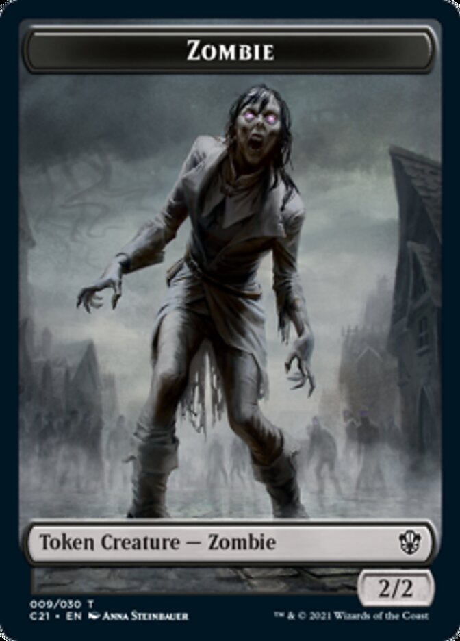 Zombie // Spirit Token [Commander 2021 Tokens] | Gamer Loot