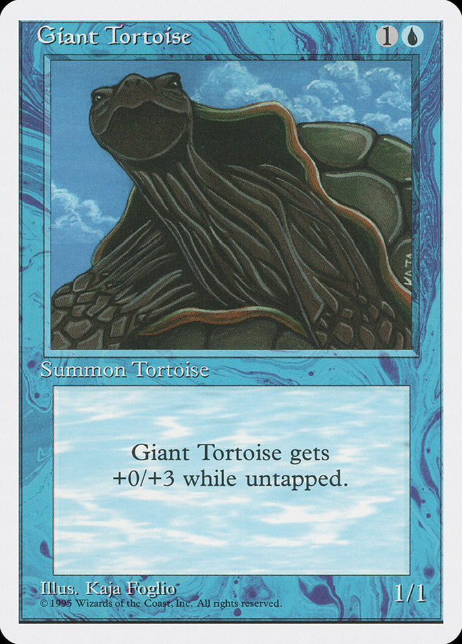 Giant Tortoise [Fourth Edition] | Gamer Loot