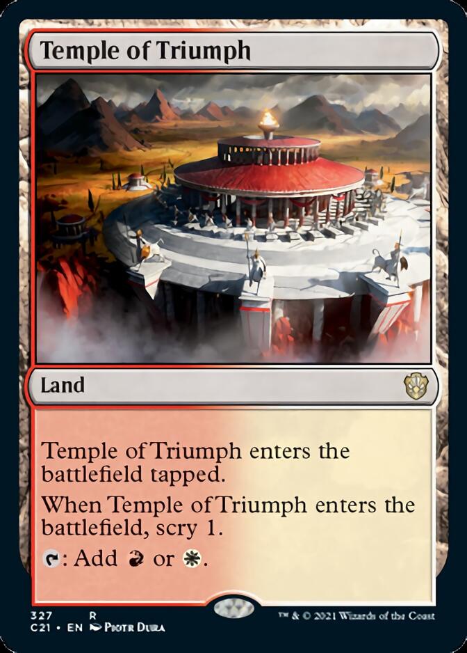 Temple of Triumph [Commander 2021] | Gamer Loot