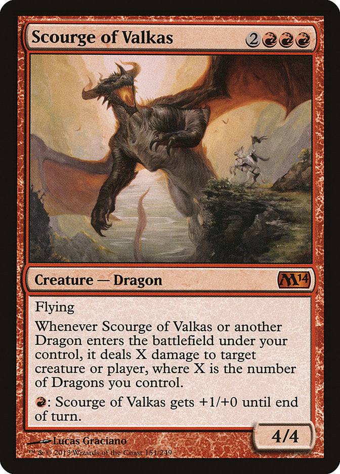 Scourge of Valkas [Magic 2014] | Gamer Loot