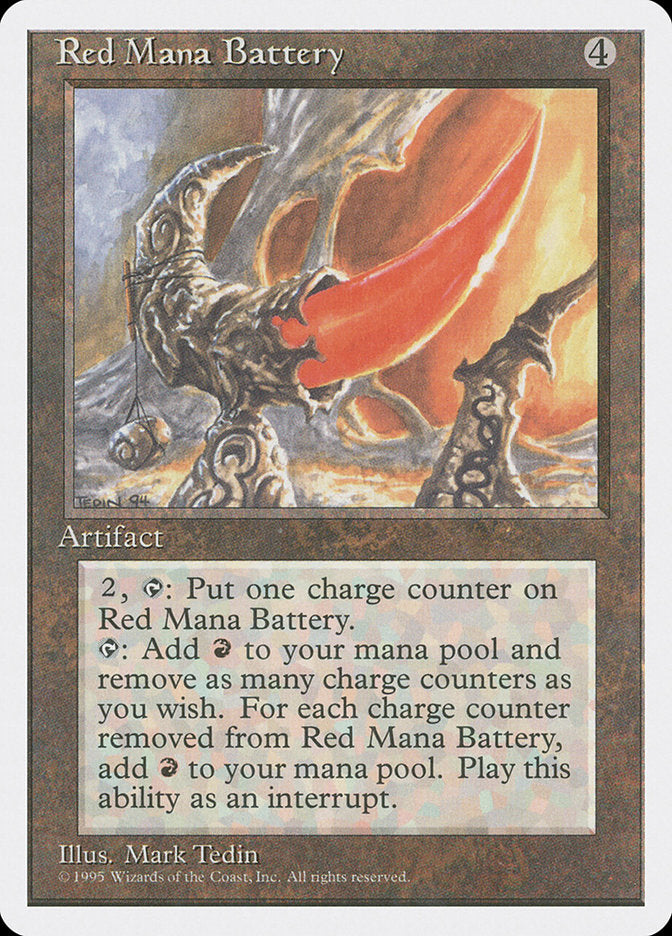 Red Mana Battery [Fourth Edition] | Gamer Loot