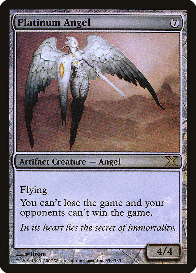 Platinum Angel (Premium Foil) [Tenth Edition] | Gamer Loot