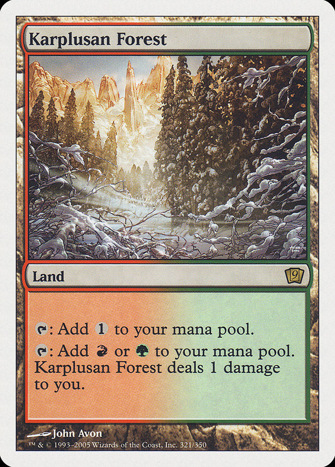 Karplusan Forest [Ninth Edition] | Gamer Loot