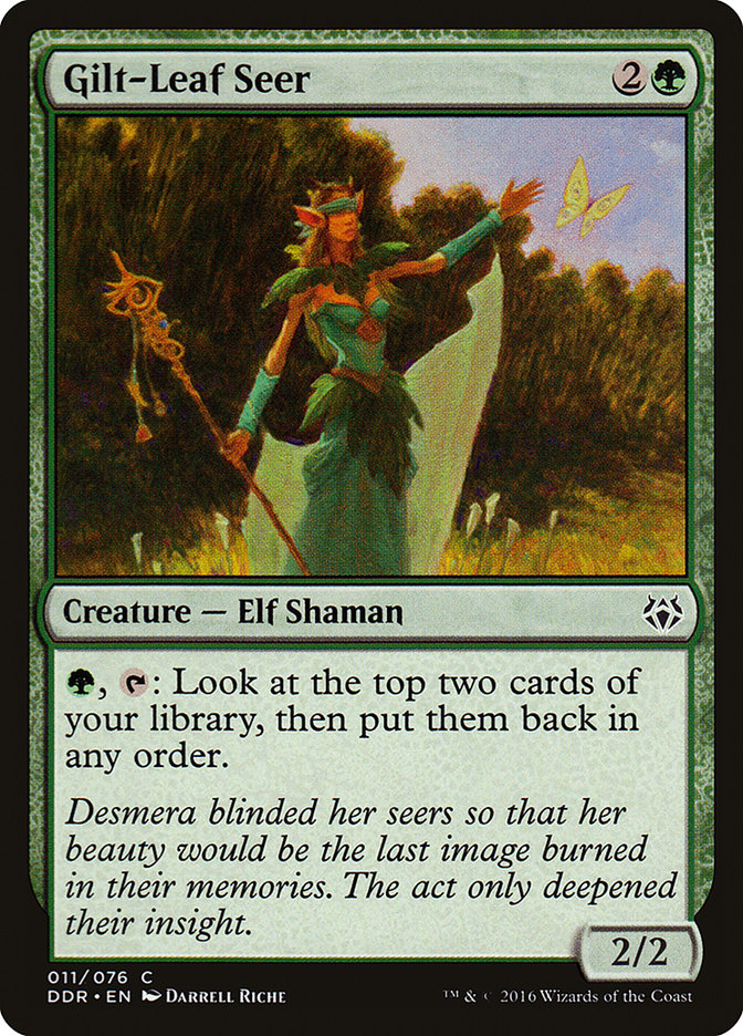 Gilt-Leaf Seer [Duel Decks: Nissa vs. Ob Nixilis] | Gamer Loot