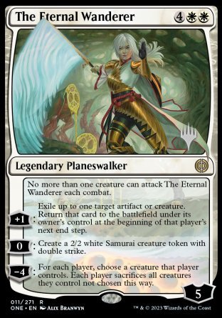 The Eternal Wanderer (Promo Pack) [Phyrexia: All Will Be One Promos] | Gamer Loot