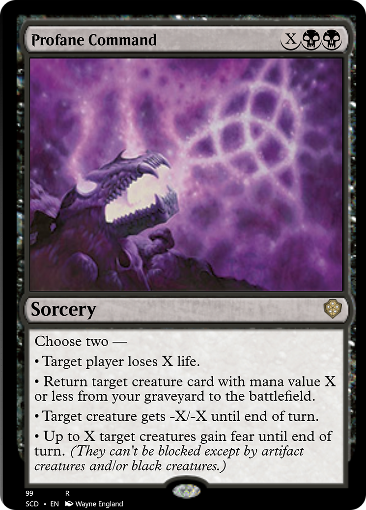 Profane Command [Starter Commander Decks] | Gamer Loot