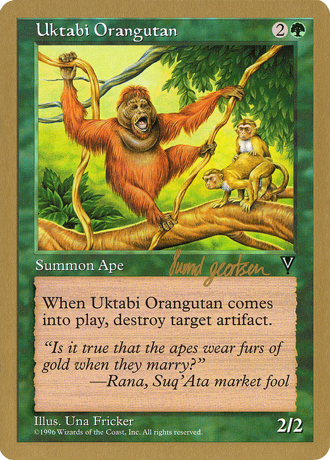 Uktabi Orangutan (Svend Geertsen) (SB) [World Championship Decks 1997] | Gamer Loot