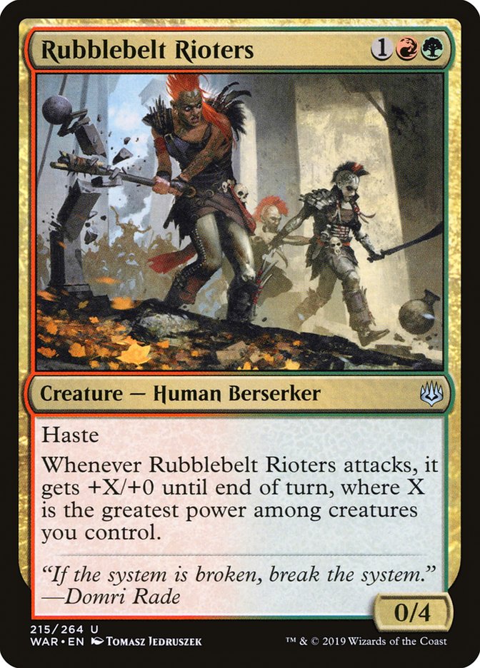 Rubblebelt Rioters [War of the Spark] | Gamer Loot
