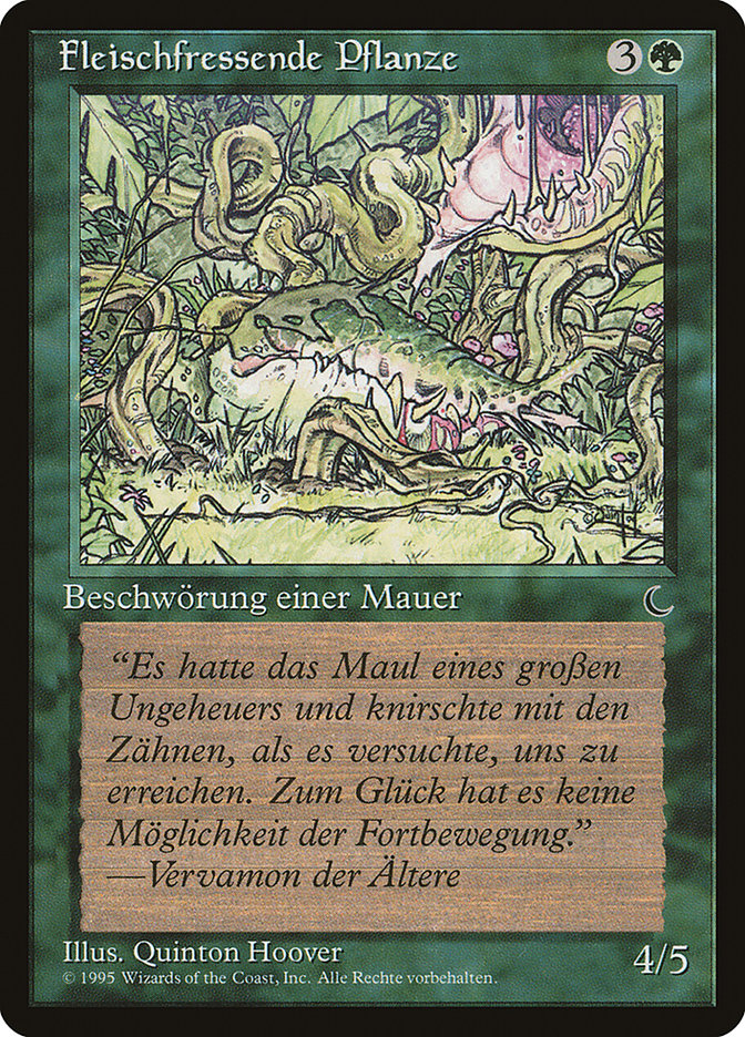 Carnivorous Plant (German) - "Fleischfressende Pflanze" [Renaissance] | Gamer Loot