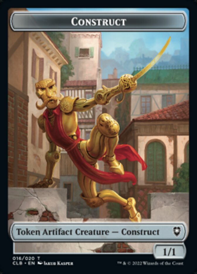 Construct Token [Commander Legends: Battle for Baldur's Gate Tokens] | Gamer Loot