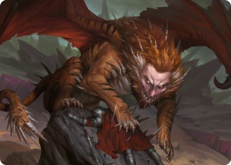 Manticore Art Card [Dungeons & Dragons: Adventures in the Forgotten Realms Art Series] | Gamer Loot