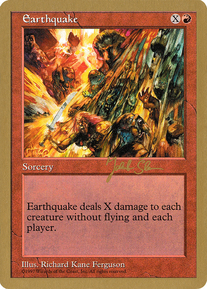 Earthquake (Jakub Slemr) [World Championship Decks 1997] | Gamer Loot