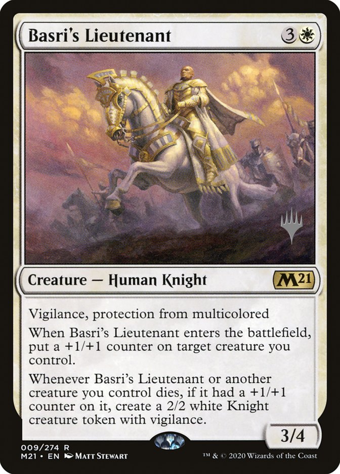 Basri's Lieutenant (Promo Pack) [Core Set 2021 Promos] | Gamer Loot