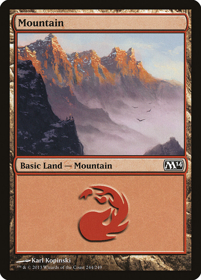 Mountain (244) [Magic 2014] | Gamer Loot