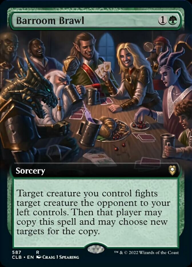 Barroom Brawl (Extended Art) [Commander Legends: Battle for Baldur's Gate] | Gamer Loot