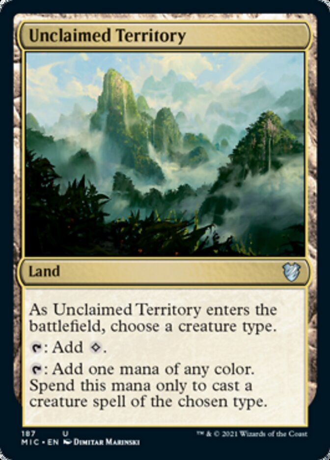 Unclaimed Territory [Innistrad: Midnight Hunt Commander] | Gamer Loot