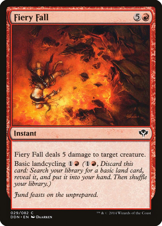 Fiery Fall [Duel Decks: Speed vs. Cunning] | Gamer Loot