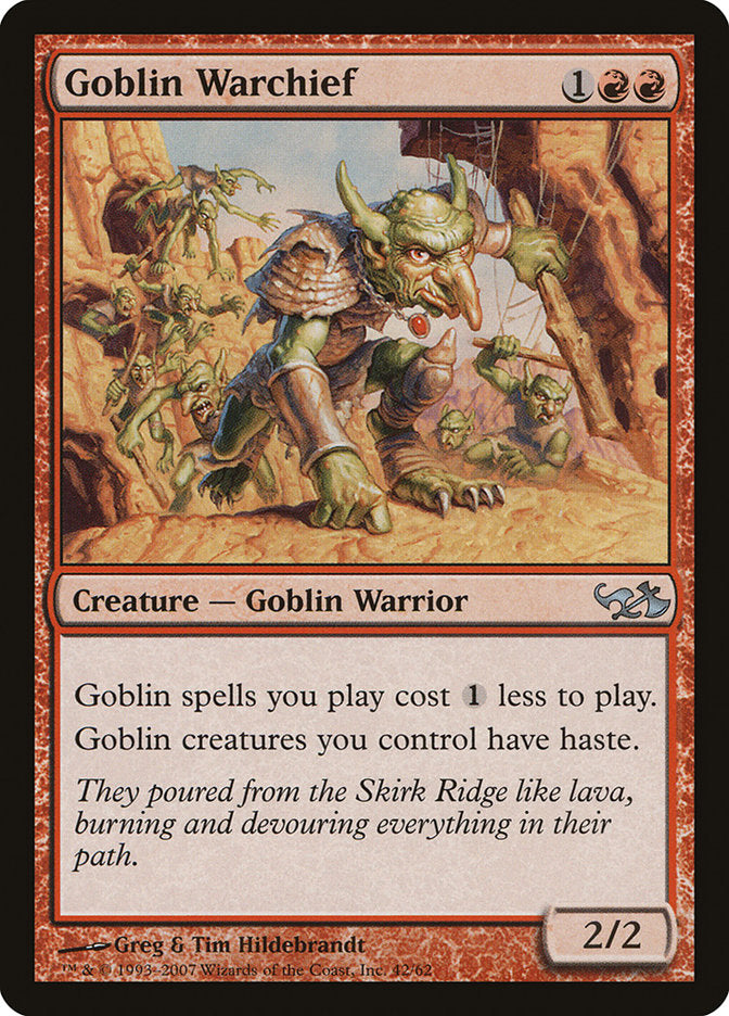 Goblin Warchief [Duel Decks: Elves vs. Goblins] | Gamer Loot