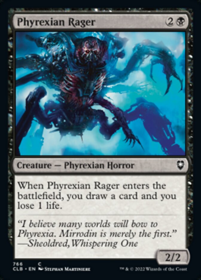 Phyrexian Rager [Commander Legends: Battle for Baldur's Gate] | Gamer Loot