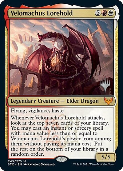 Velomachus Lorehold (Promo Pack) [Strixhaven: School of Mages Promos] | Gamer Loot