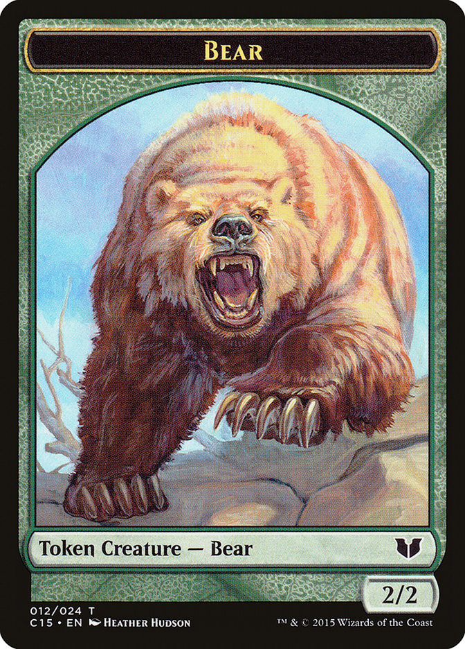 Bear // Spider Double-Sided Token [Commander 2015 Tokens] | Gamer Loot