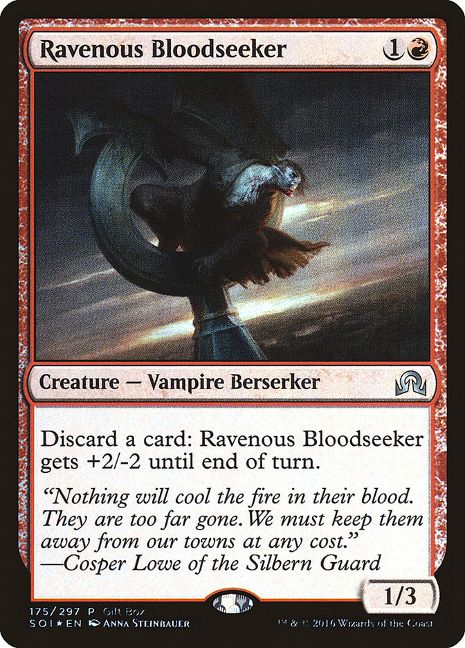 Ravenous Bloodseeker (Gift Box) [Shadows over Innistrad Promos] | Gamer Loot