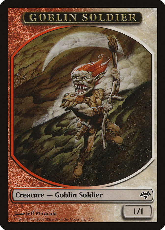 Goblin Soldier [Eventide Tokens] | Gamer Loot