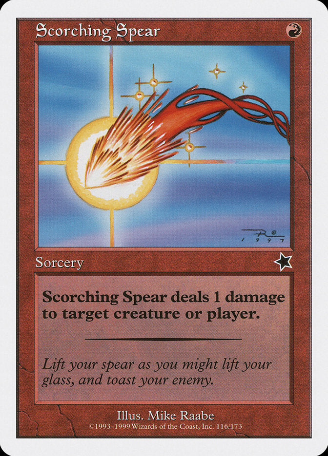 Scorching Spear [Starter 1999] | Gamer Loot