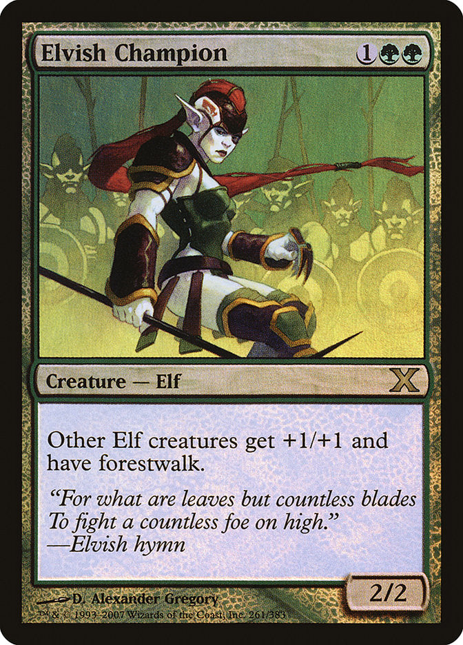 Elvish Champion (Premium Foil) [Tenth Edition] | Gamer Loot