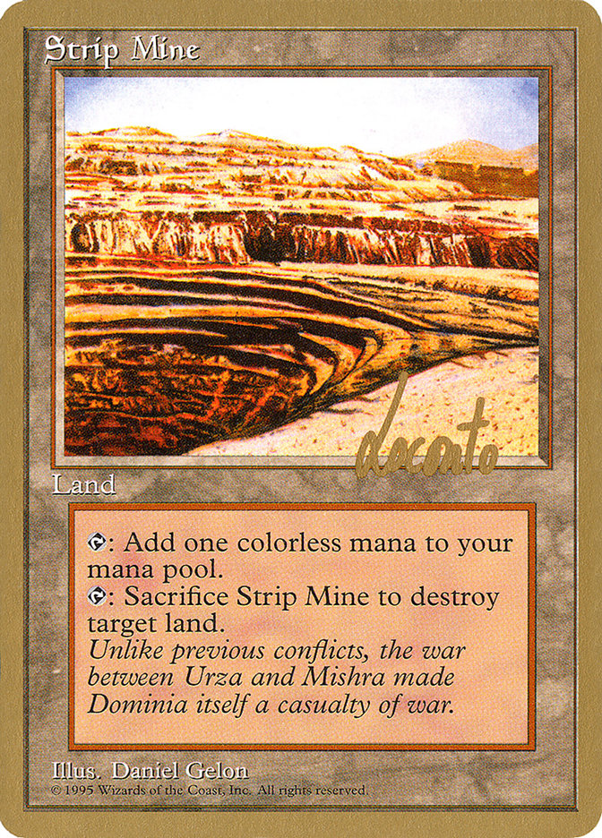 Strip Mine (Michael Loconto) [Pro Tour Collector Set] | Gamer Loot