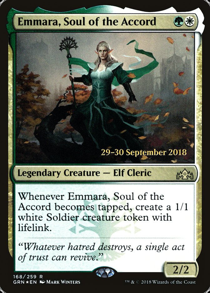 Emmara, Soul of the Accord  [Guilds of Ravnica Prerelease Promos] | Gamer Loot