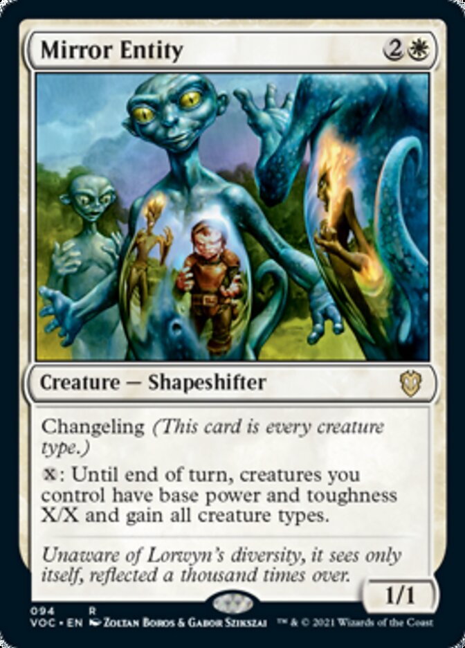 Mirror Entity [Innistrad: Crimson Vow Commander] | Gamer Loot