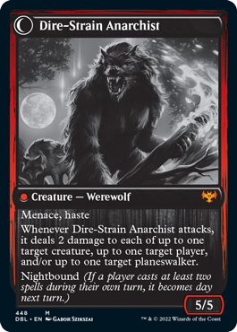 Volatile Arsonist // Dire-Strain Anarchist [Innistrad: Double Feature] | Gamer Loot