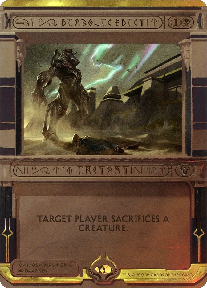 Diabolic Edict (Invocation) [Amonkhet Invocations] | Gamer Loot