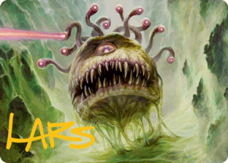 Beholder Art Card (Gold-Stamped Signature) [Dungeons & Dragons: Adventures in the Forgotten Realms Art Series] | Gamer Loot