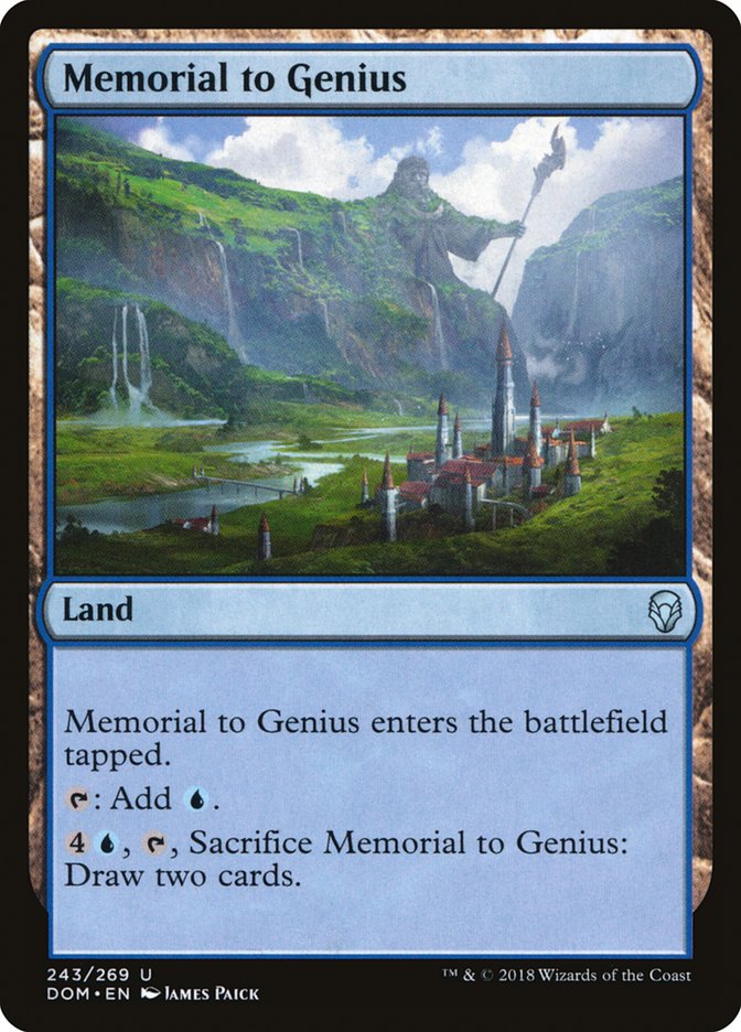 Memorial to Genius [Dominaria] | Gamer Loot