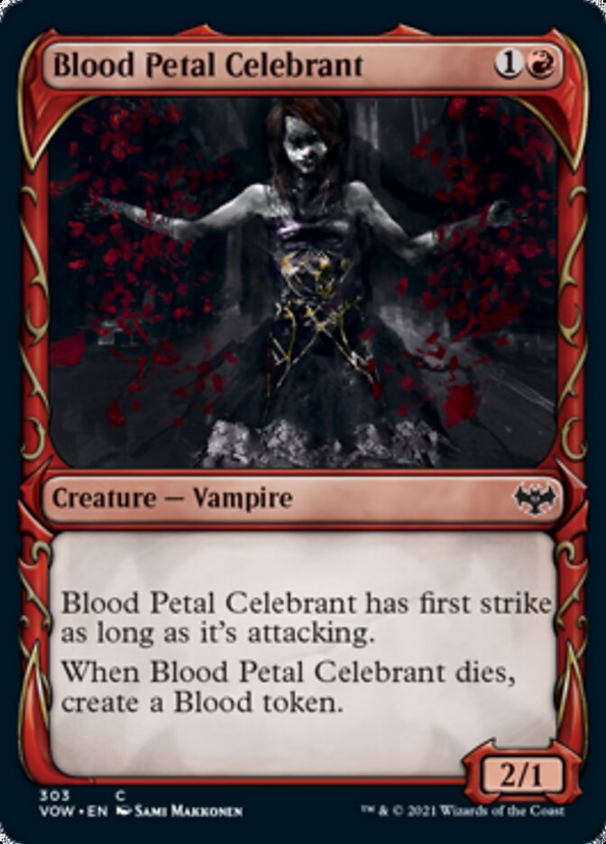 Blood Petal Celebrant (Showcase Fang Frame) [Innistrad: Crimson Vow] | Gamer Loot