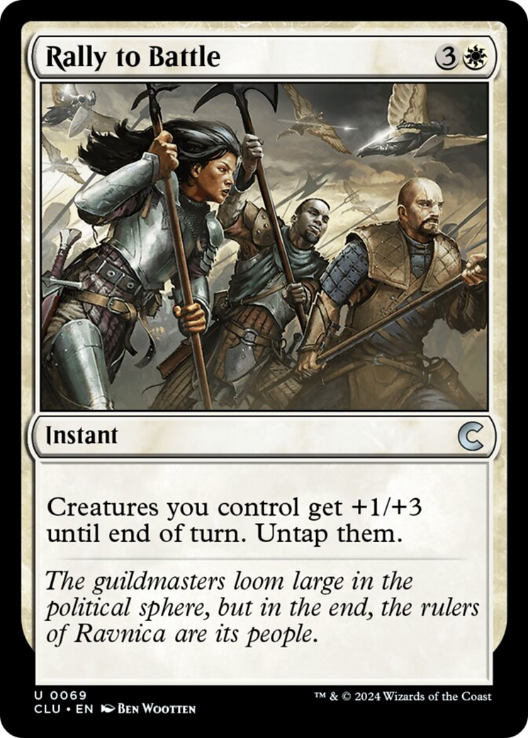 Rally to Battle [Ravnica: Clue Edition] | Gamer Loot