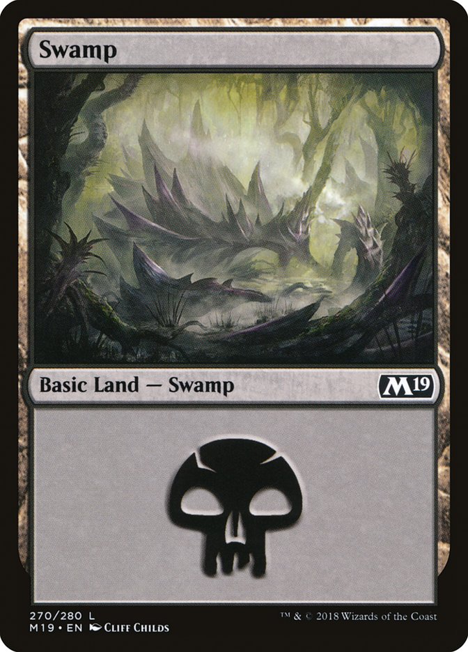 Swamp (270) [Core Set 2019] | Gamer Loot